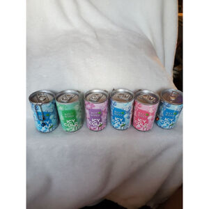 6 Unbranded Icy Cold Cans, wet Wipes keychain or purse charm Multi-color